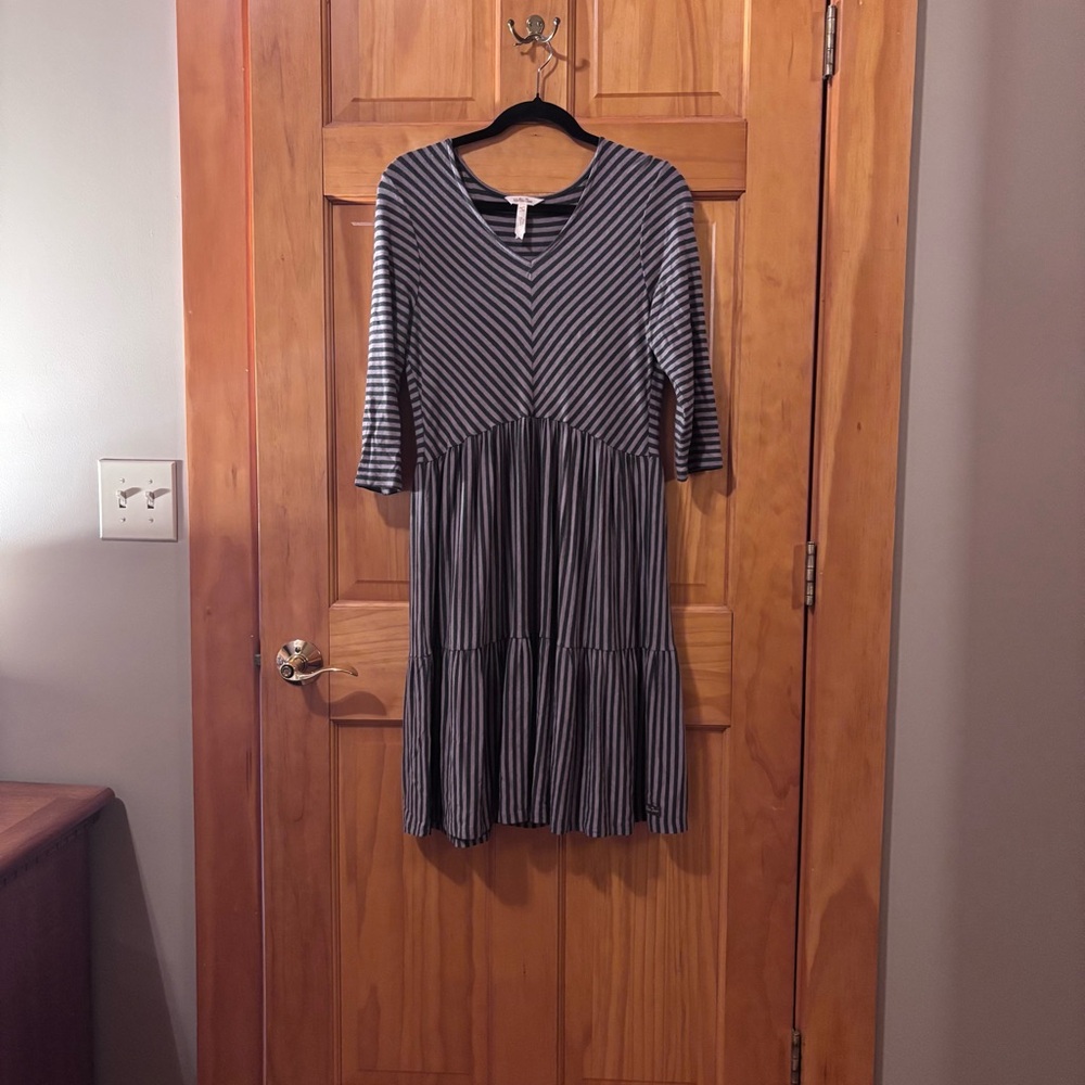 Matilda Jane Gray Striped Dress